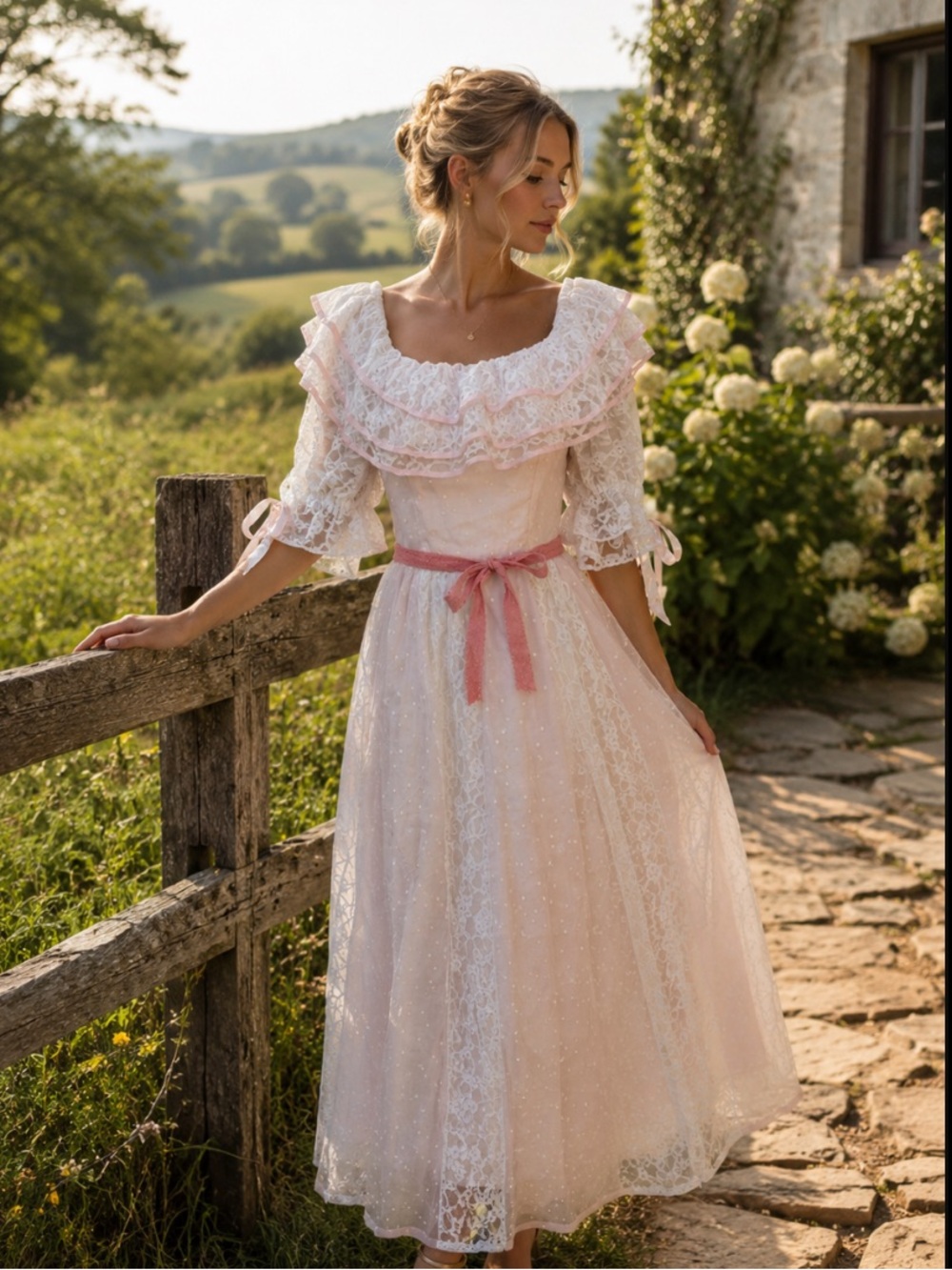 Precious Moments Prairie Dress